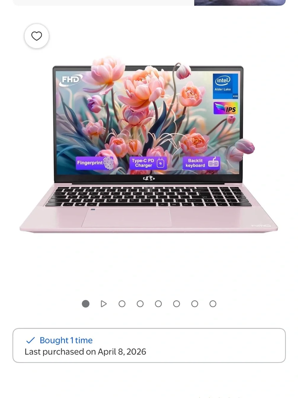 2026 Pink Nimo Laptop